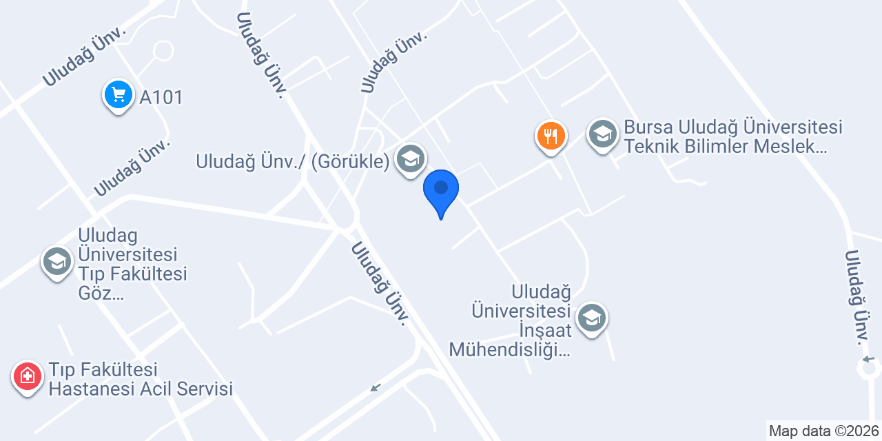 Kampüs Kırtasiye ( Bursa Uludağ Üniversitesi ) konumu