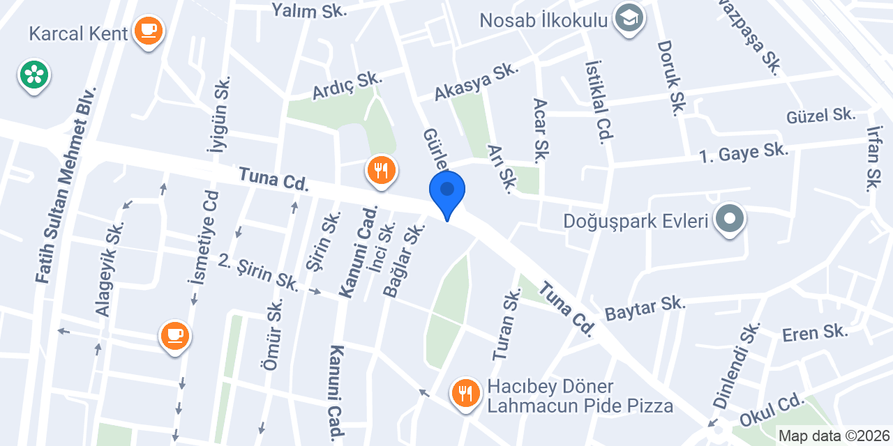 Dönerci Davut Usta konumu