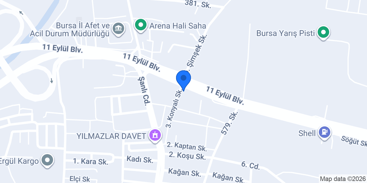 Bursa Avukat / Av. Ferdi Yıldırım Hukuk & Danışmanlık konumu