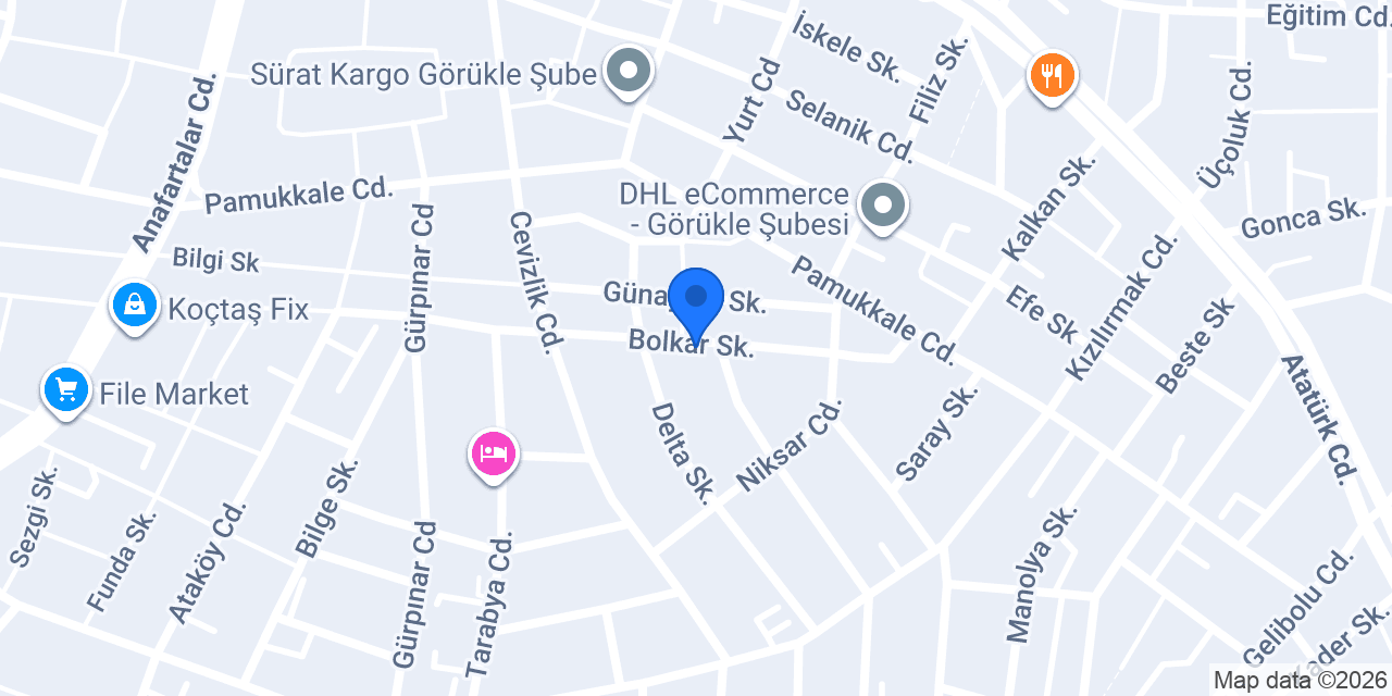 Mila Kuaför Salonu konumu