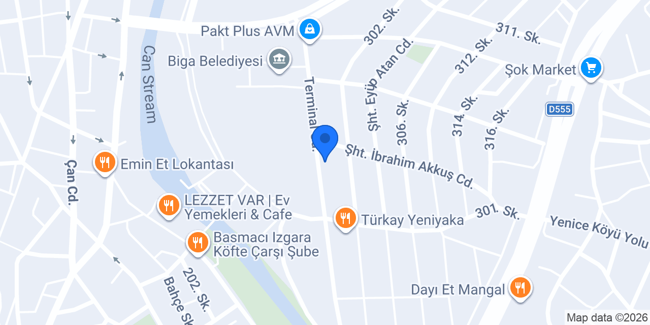 Çakırbey Restaurant konumu