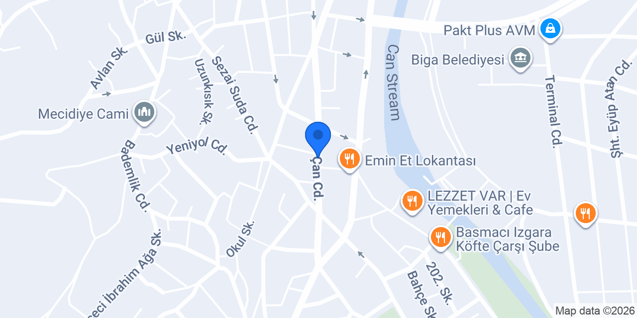 Çelik Elektrik konumu