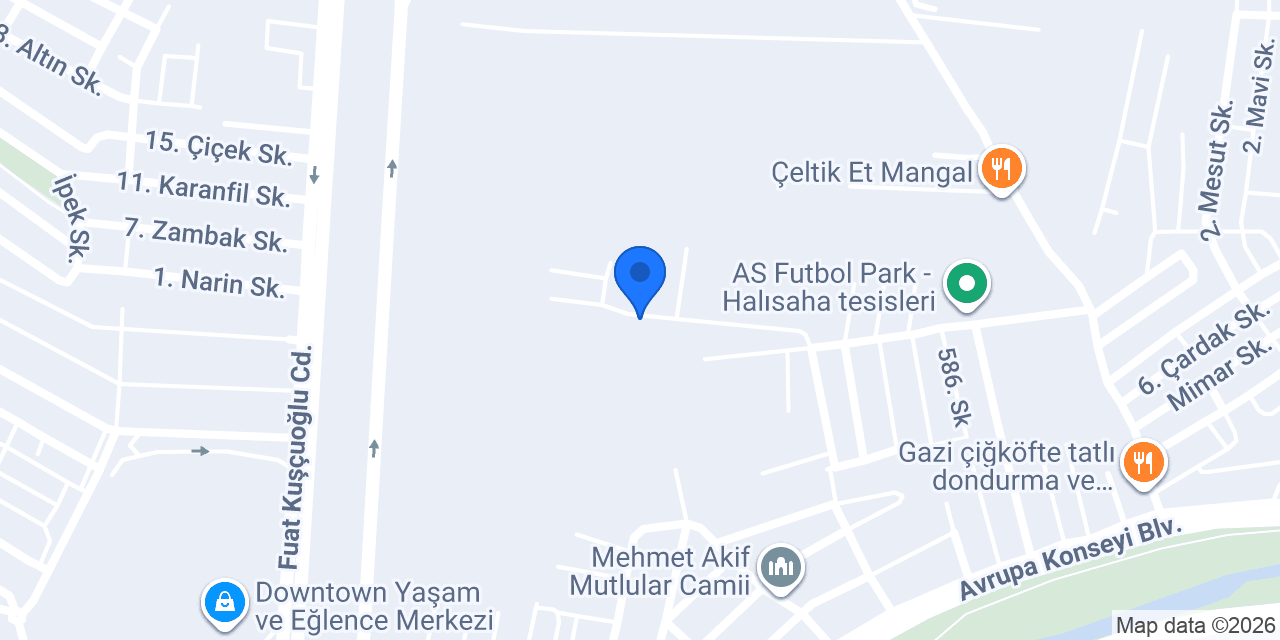 Agkuş Mobilya Tasarım konumu