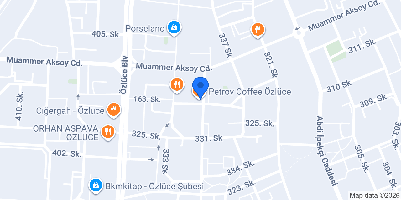 Laos Coffee Roastery Özlüce konumu
