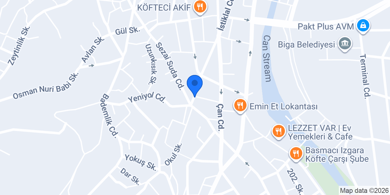Kuaför Ayhan konumu