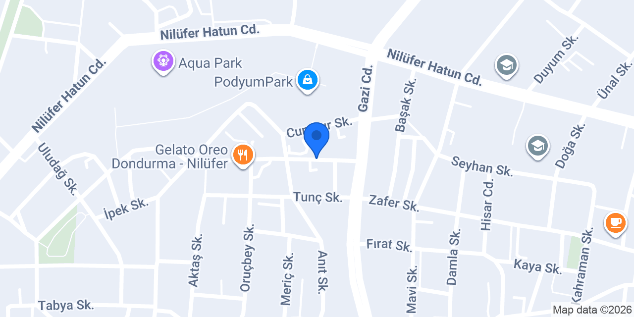 Bursa Rent A Car konumu