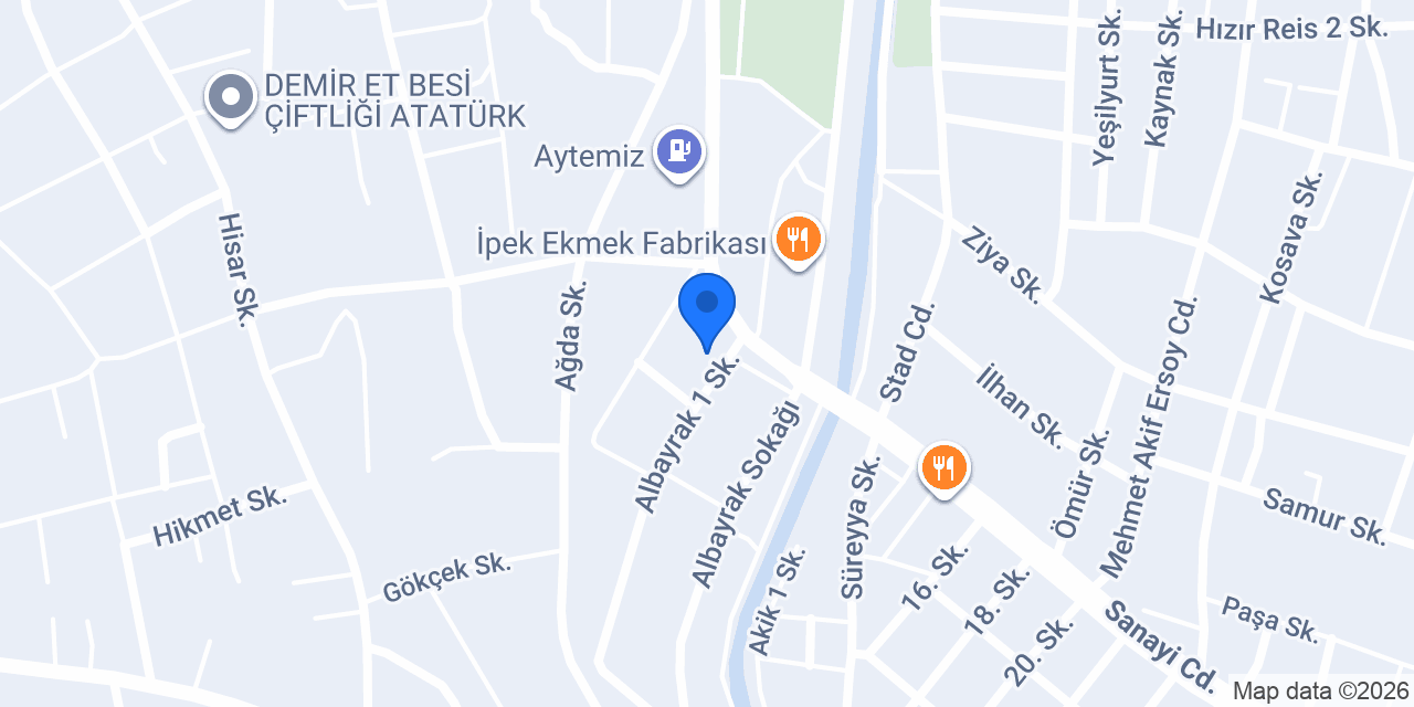 Şahinler Yapı Malzemeleri konumu
