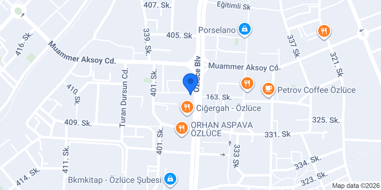 Maydonoz Döner Özlüce konumu
