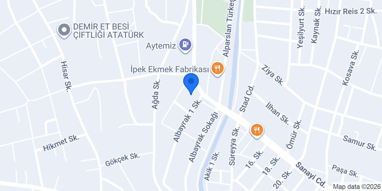 çubukabad Ev Tipi Turşuculuk konumu