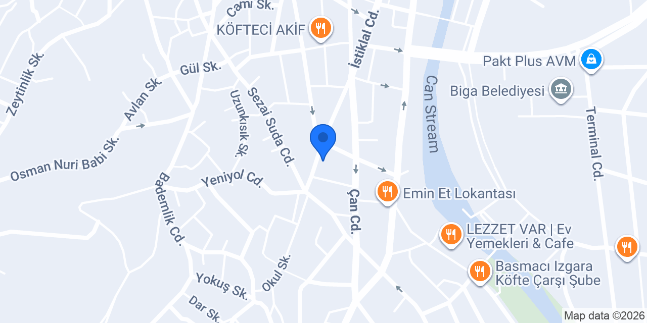 Sami Aşkı Lokantası -1972 konumu