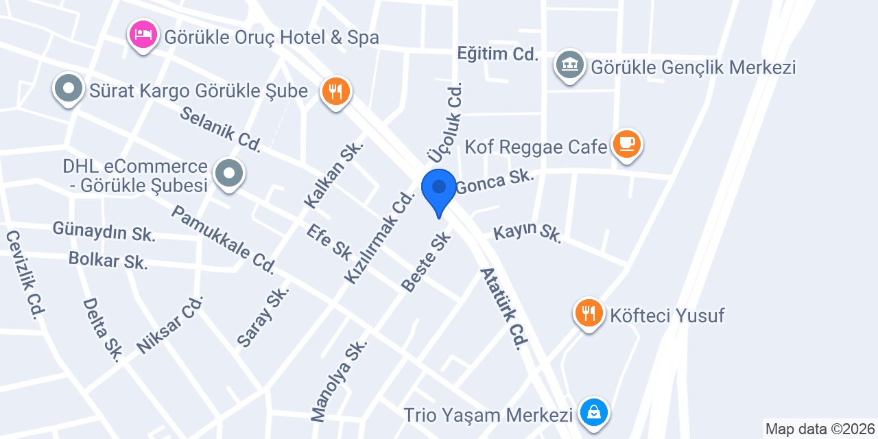 TMF Kurs Görükle konumu