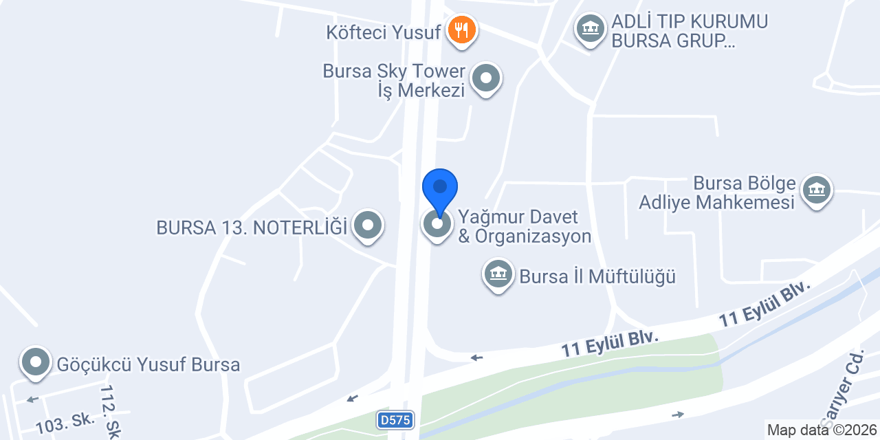 Balıkdere Hukuk Bürosu konumu