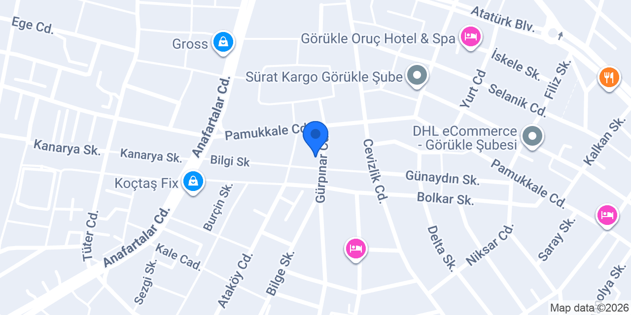 Mehdi Toprak Görükle konumu
