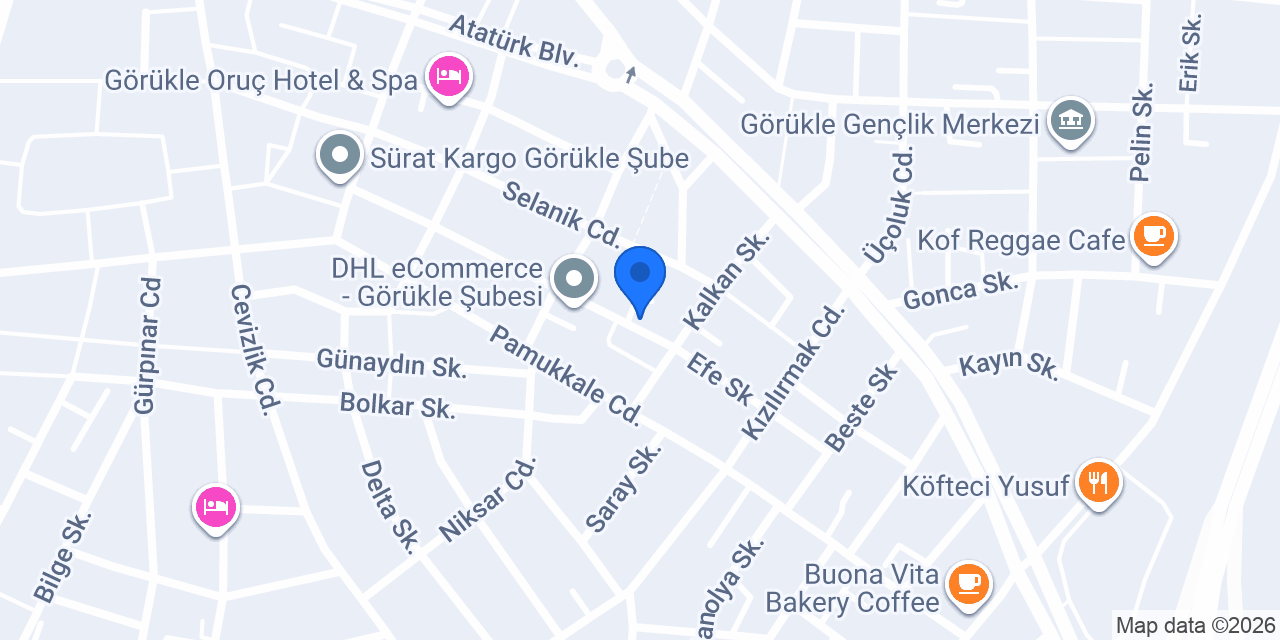 Görükle Terzi İplik Dikimevi konumu