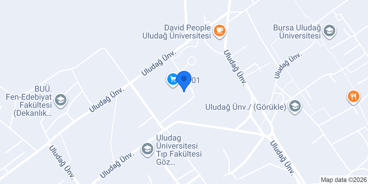 Engelsiz Uludağ Birimi konumu