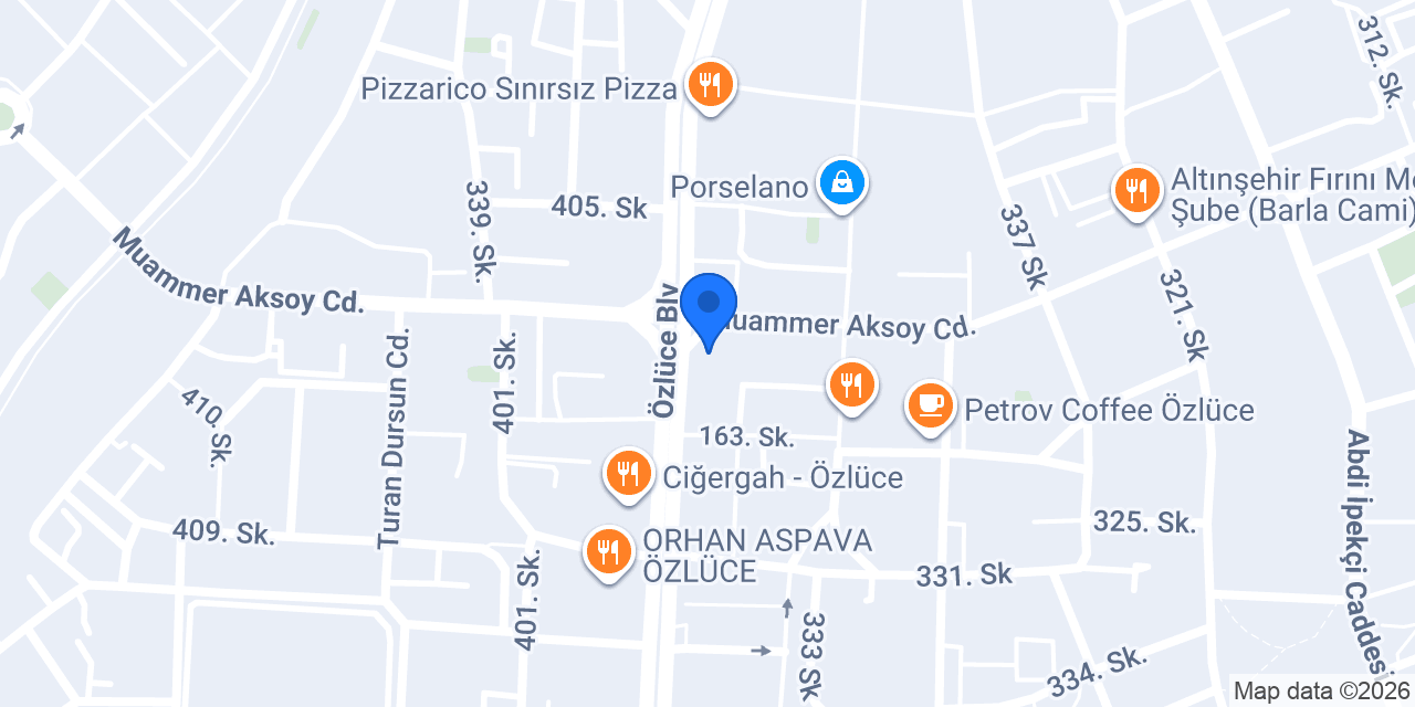 Özlüce Mersin Tantuni konumu