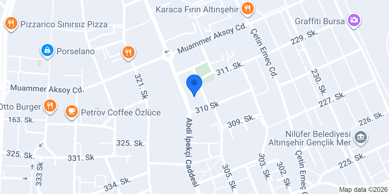 Altınşehir Tekel Bayii konumu
