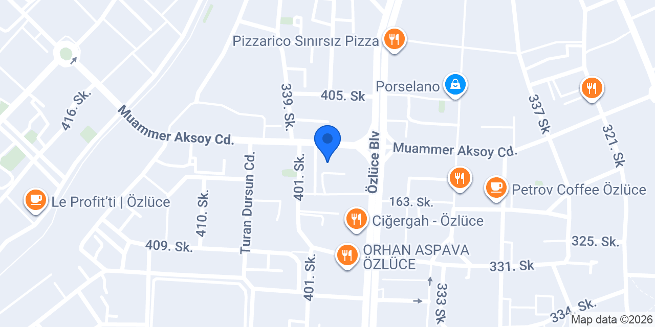Piliçmatik (Özlüce) konumu
