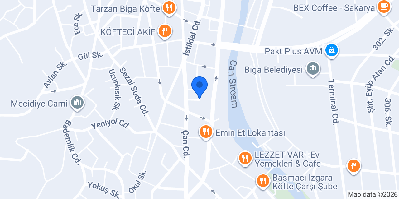 Mimoza Butik konumu
