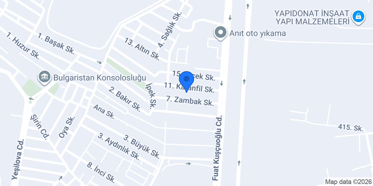 Çiniciler Gıda konumu