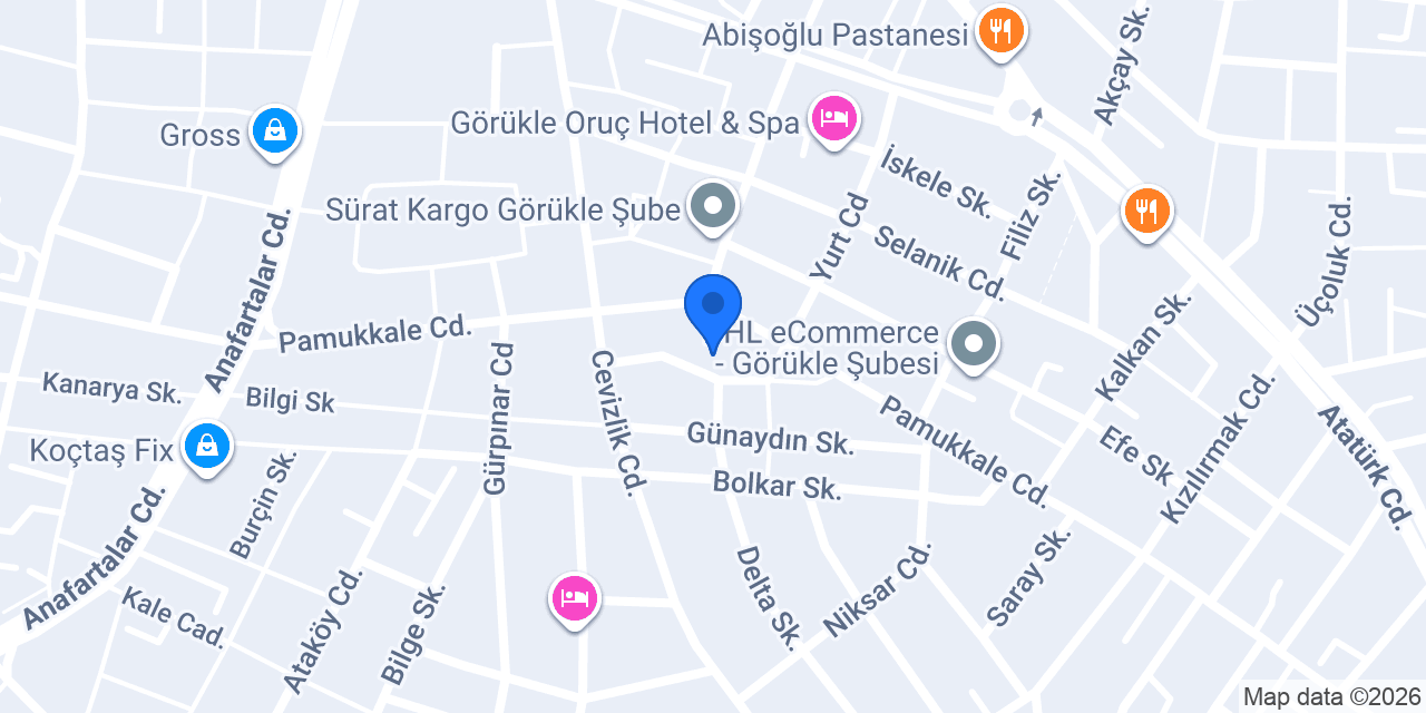 Ak Gayrimenkul konumu