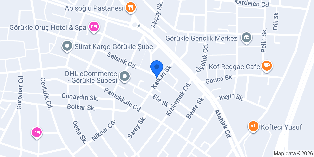 Metro Turizm Görükle Satış Ofisi konumu