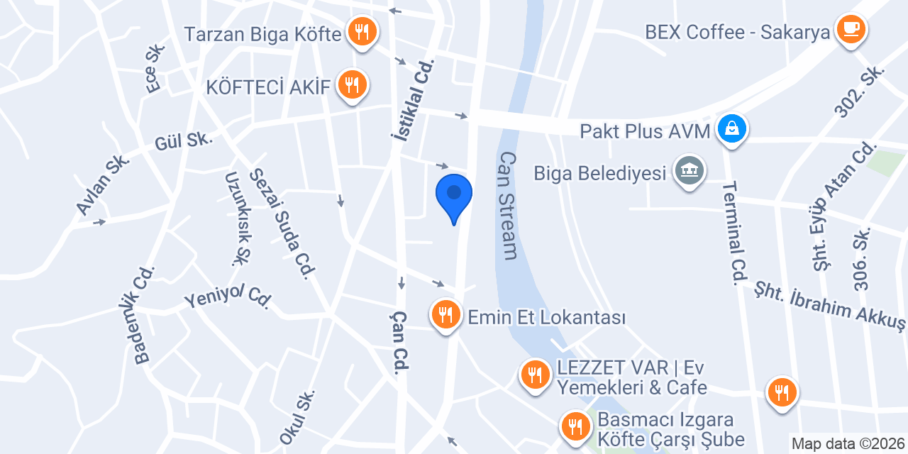 Özçelik Hukuk Bürosu konumu