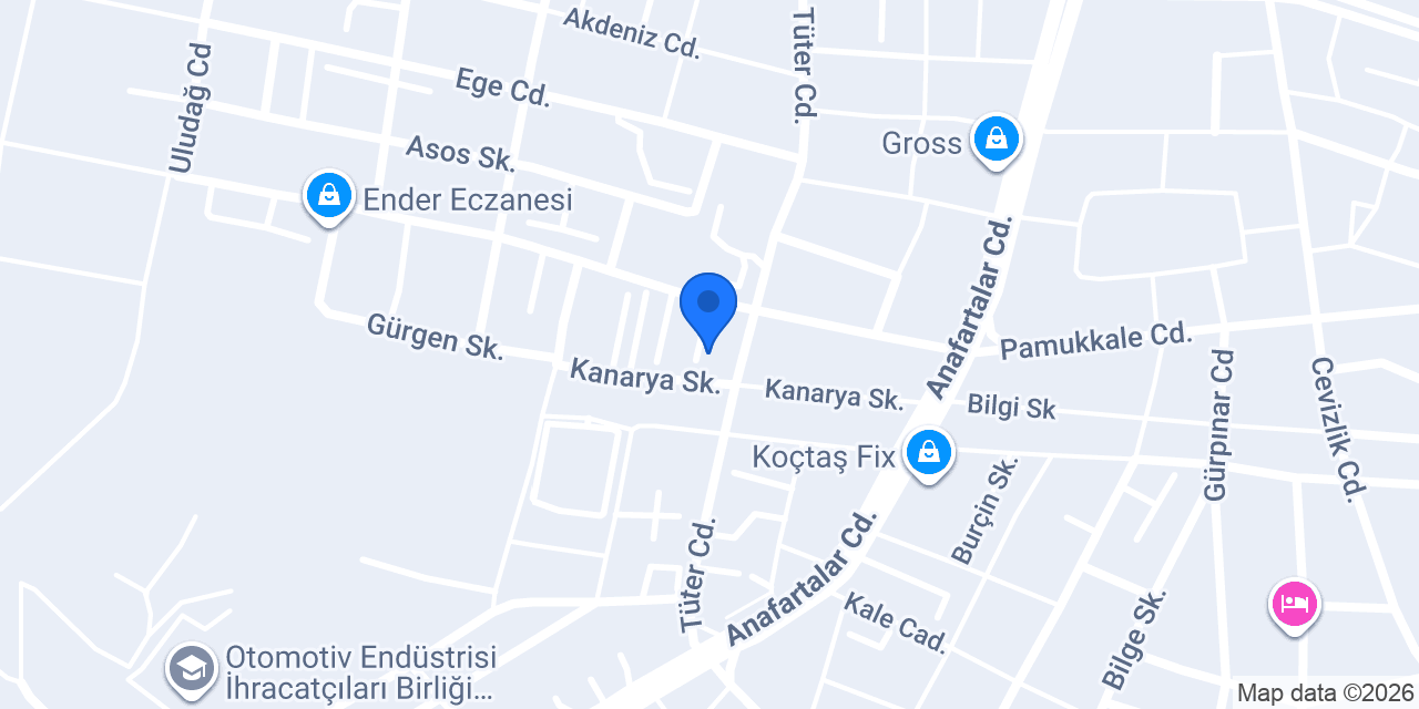 Ataş teknik konumu