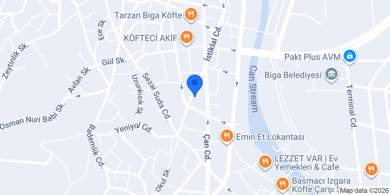 Diş Hekimi Metin Tunalı konumu
