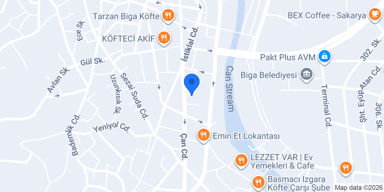 Bengü Kuaför Salonu konumu