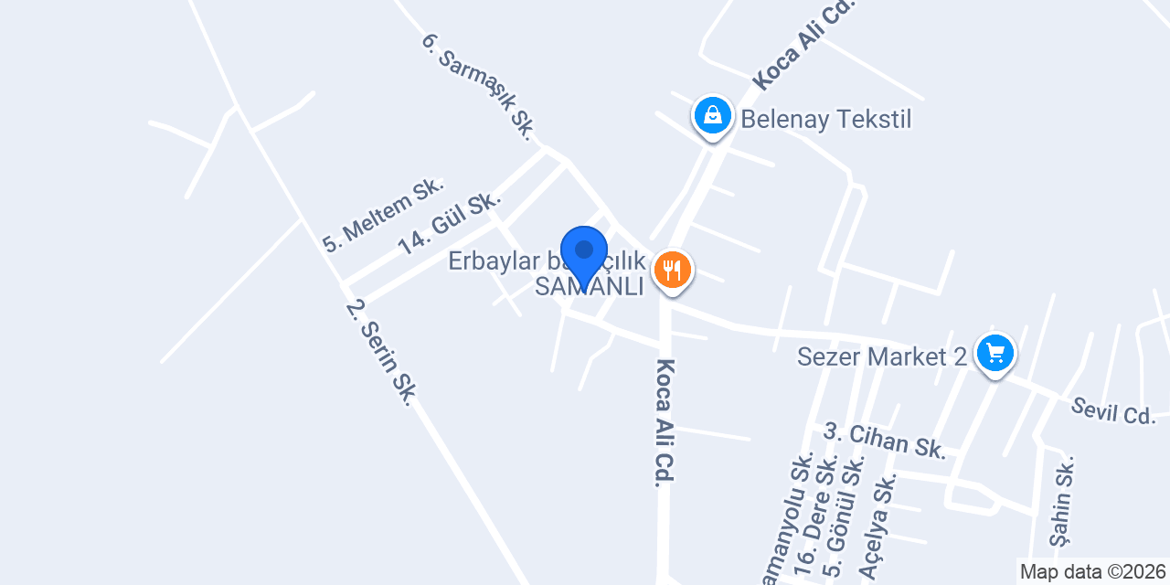 Erbay Oto Kurtarma konumu