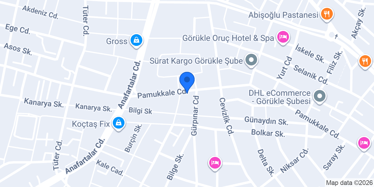 Özel İLK KAZANIM ANAOKULU konumu