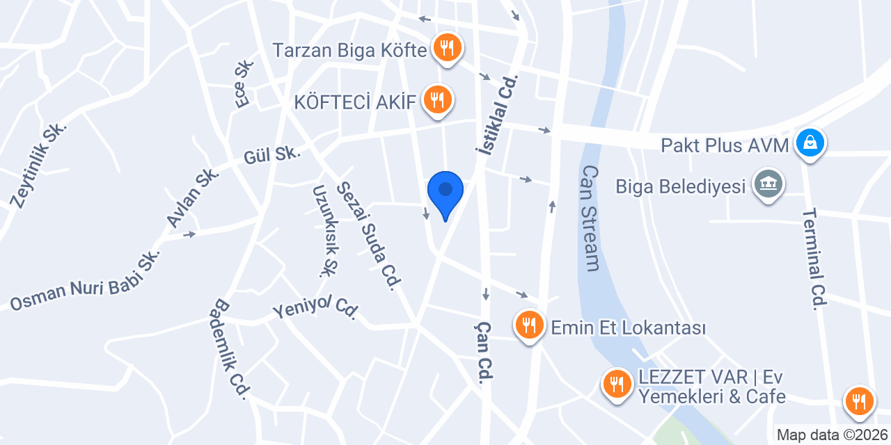 Urfa yörem baklavaları biga konumu