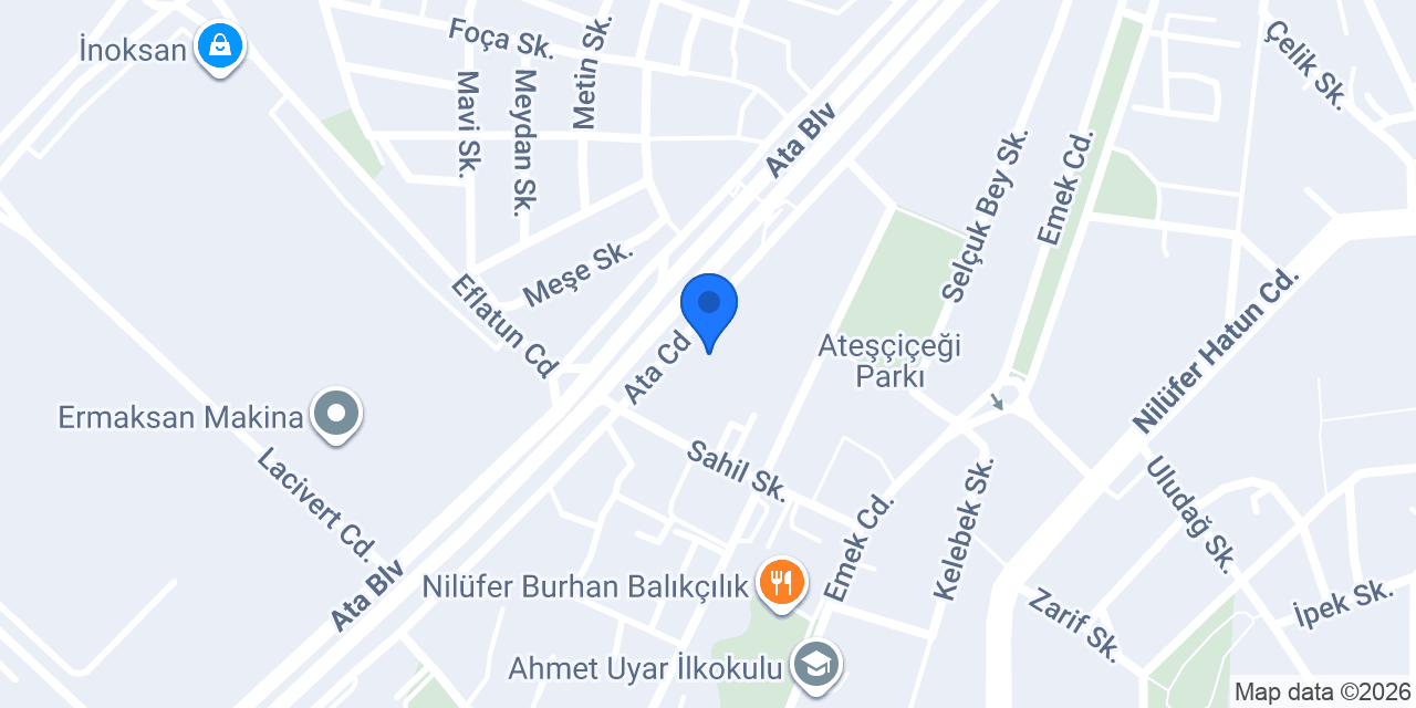 ebebek Bursa Ata Bulvarı konumu