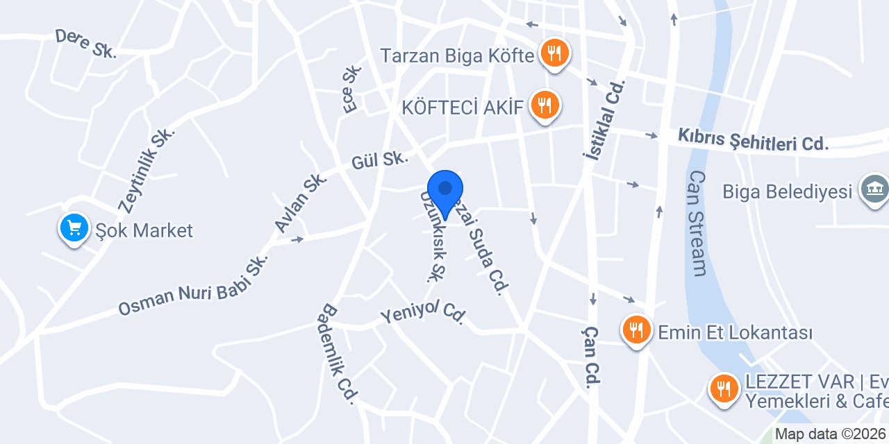 Merkez Ata İnşaat konumu