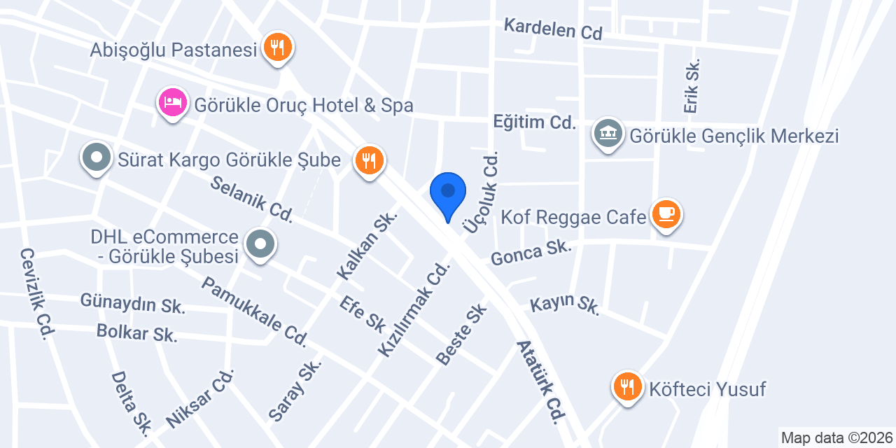 Dayı Döner konumu
