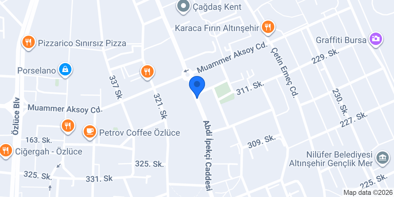 Z Coiffeur Özlüce konumu