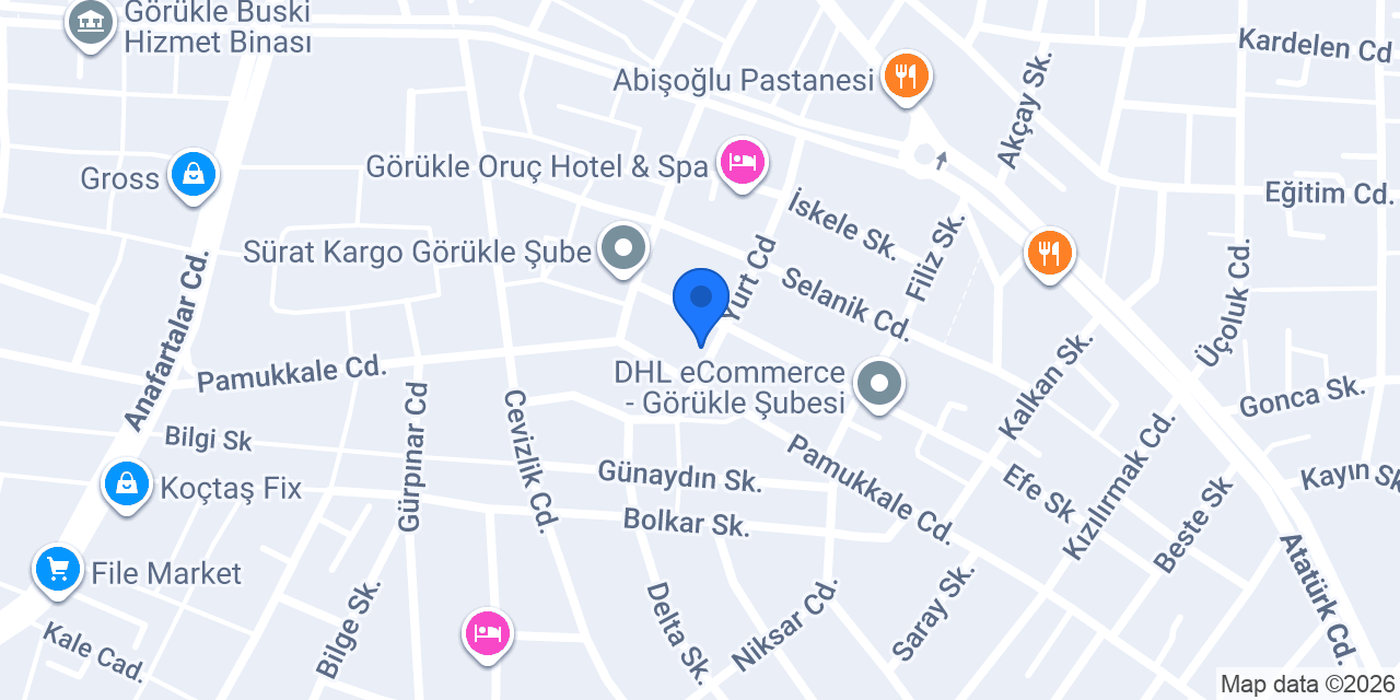 GÖRÜKLE ŞİPTAR WAFFLE KRUVASAN konumu