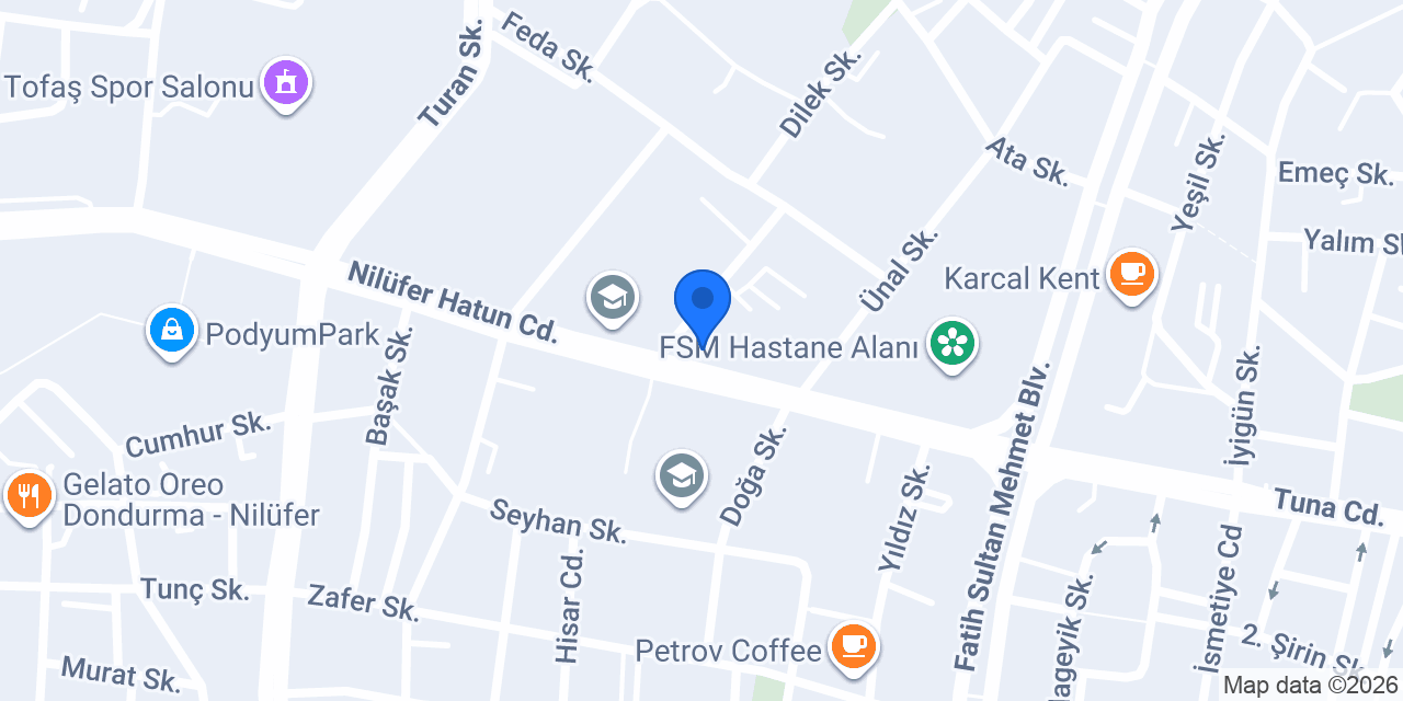 NİLÜFER KETEM(KANSER ERKEN TEŞHİS TARAMA ve EĞİTİM MERKEZİ) konumu