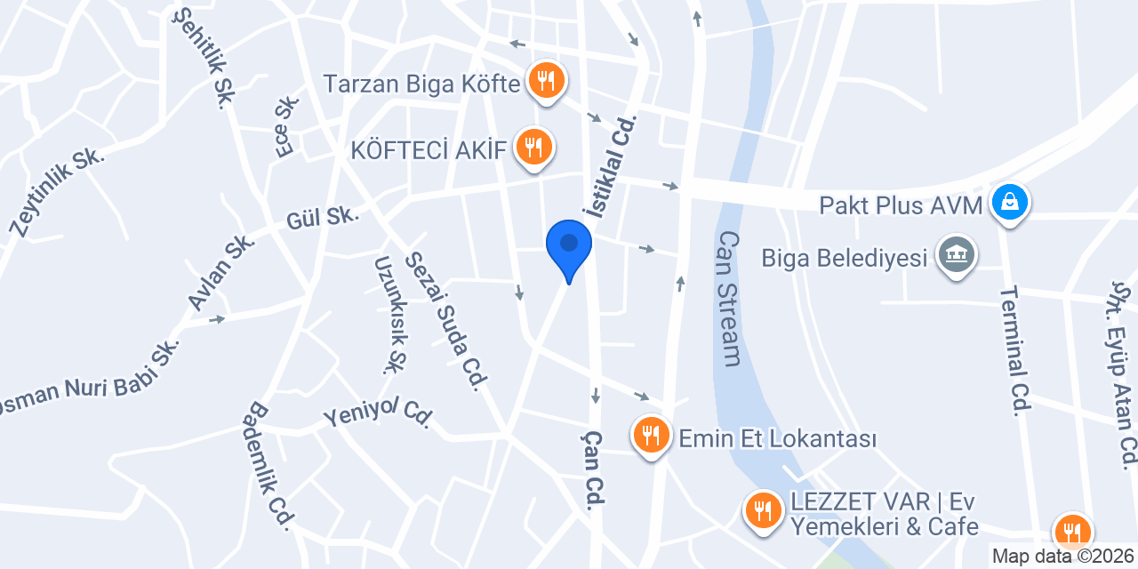 Genç Optik konumu