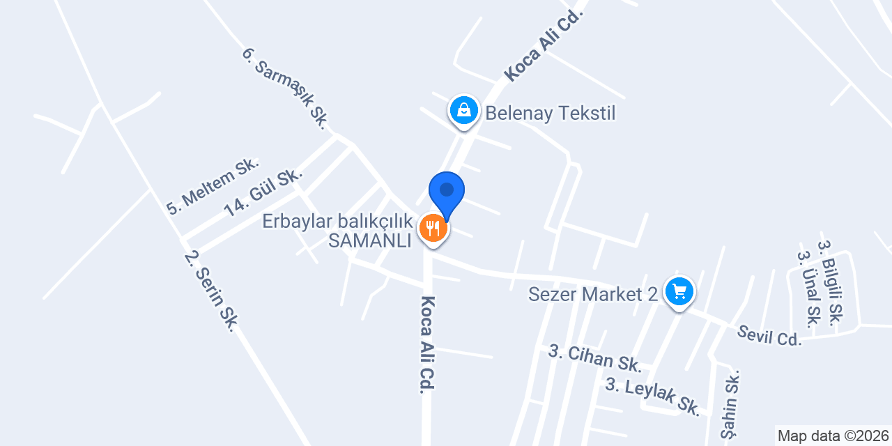 ERBAYLAR POLYESTER konumu