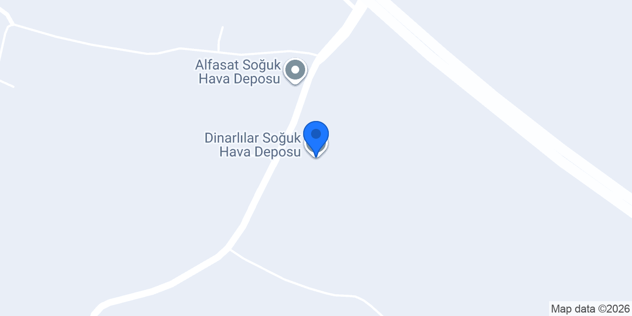 Dinarlılar Soğuk Hava Deposu konumu