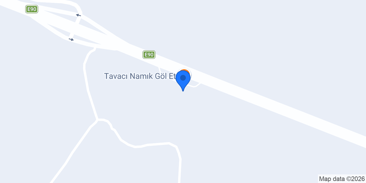 Tavacı Namık Göl Et konumu