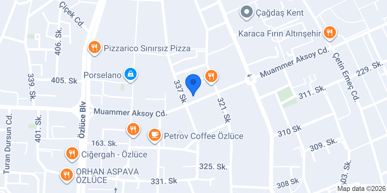 Petzilla Veteriner Muayenehanesi konumu