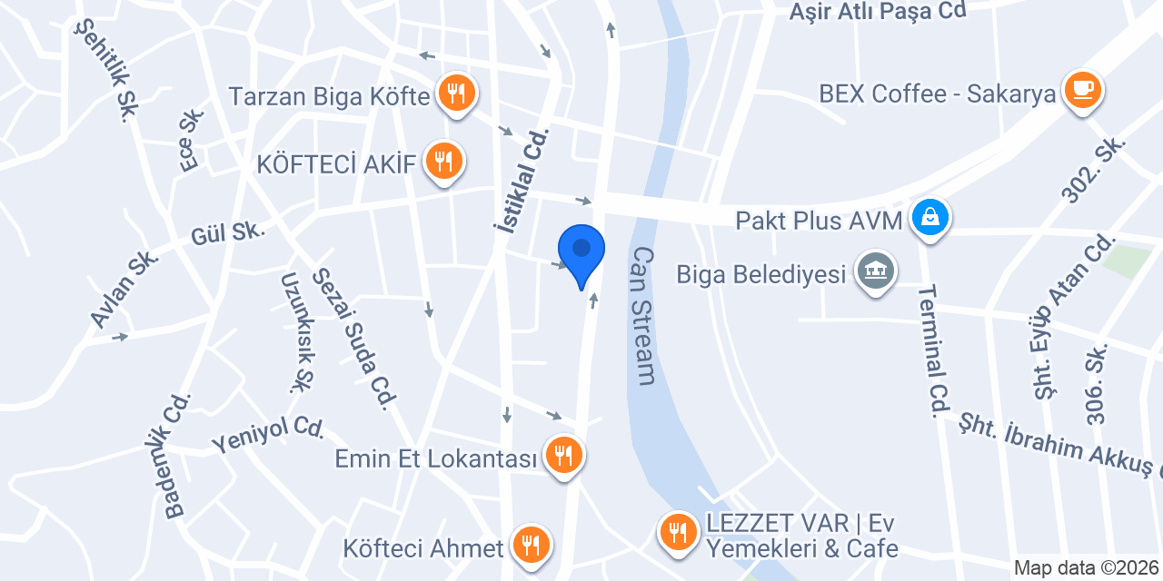 Hakan Çiçekevi konumu