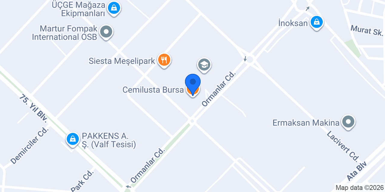 Bursa Osb Seminer Salonu konumu