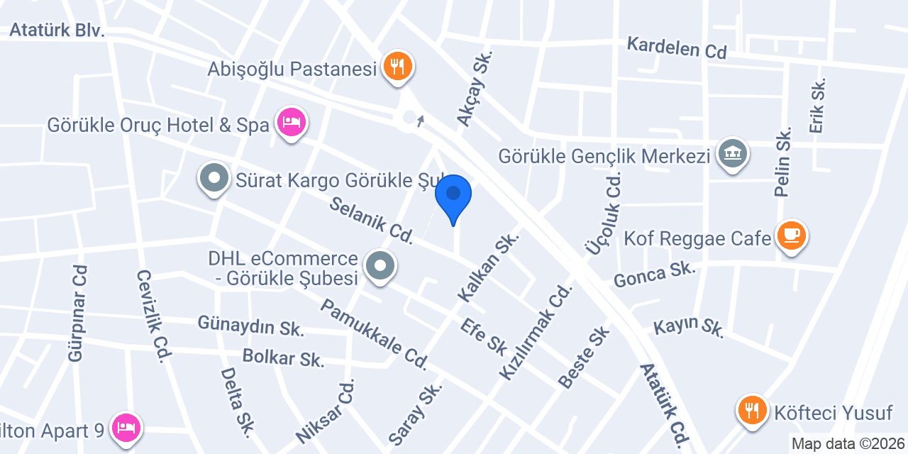 Moda Bella BKuzer konumu