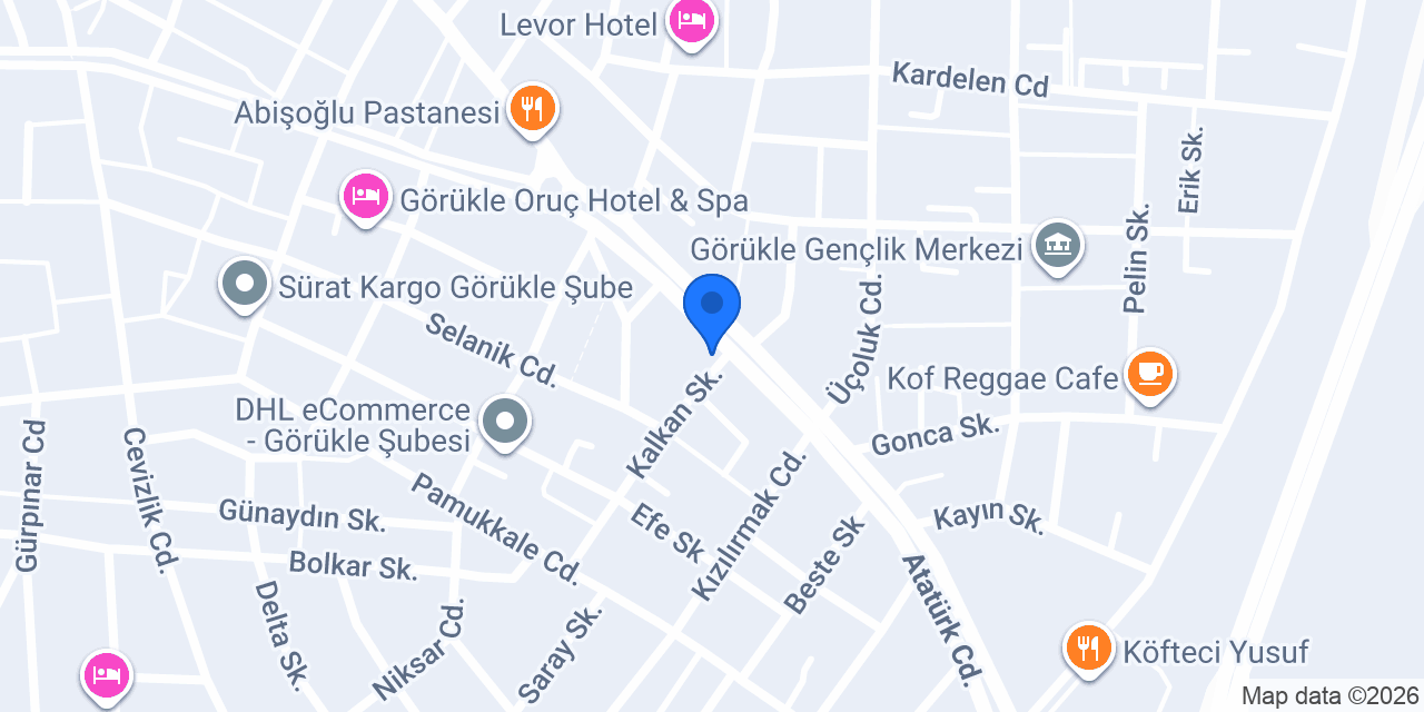 Pırpır Midye ve Kokoreç Görükle konumu