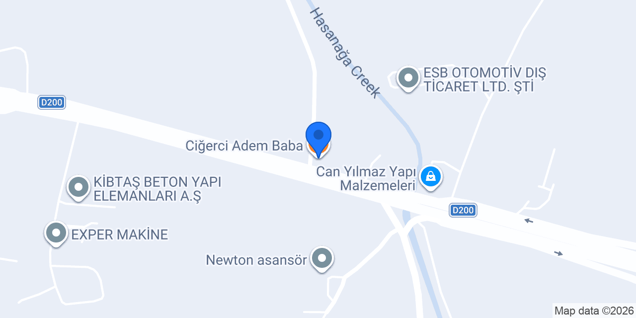 Ciğerci Adem Baba konumu