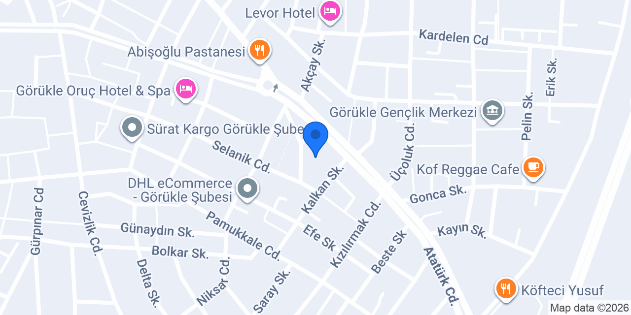 Şehzade Ev Yemekleri konumu